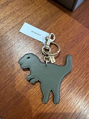 NWT Coach Rexy dinosaur key charm